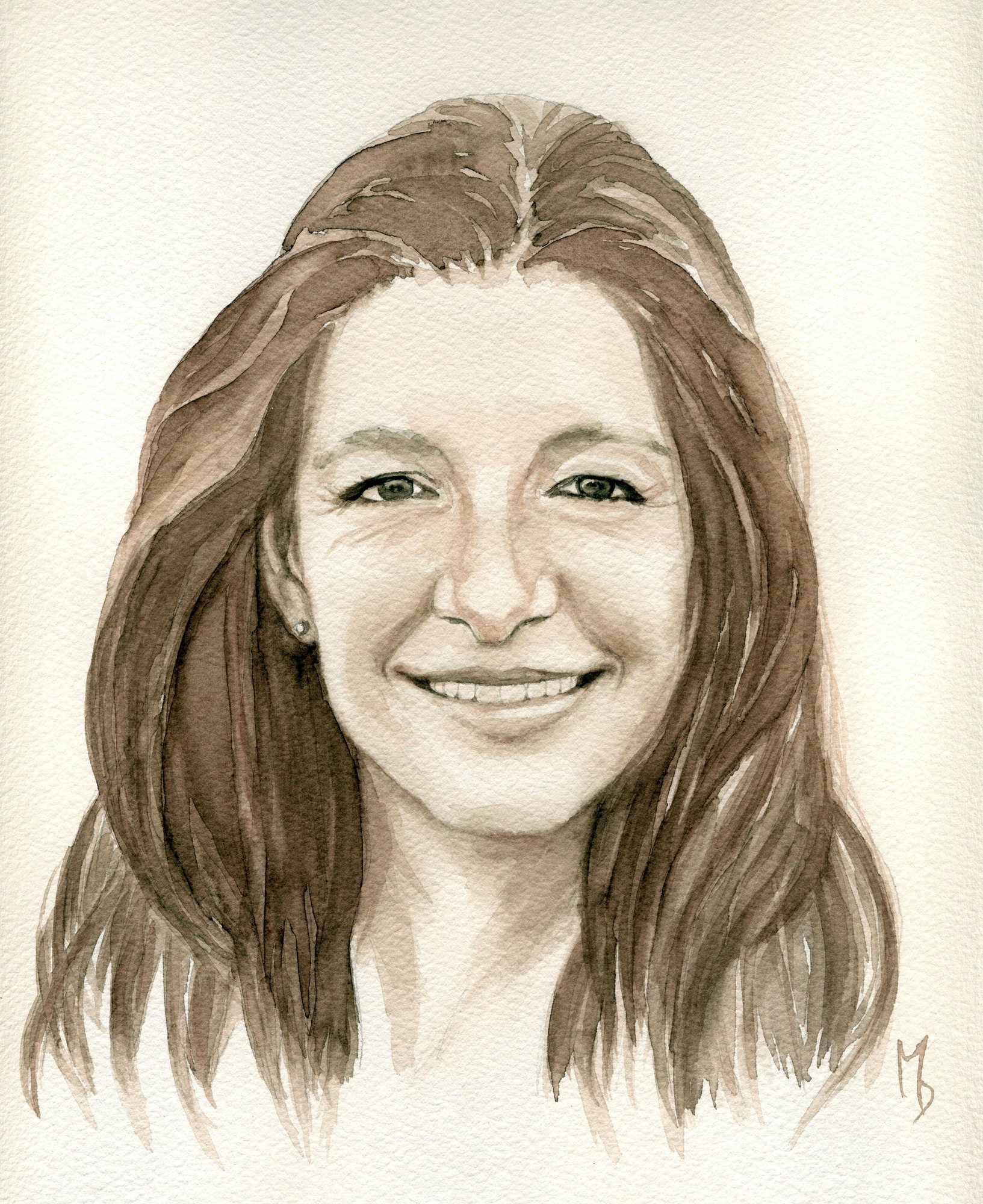 Amy, a portrait by Marion Bermondy